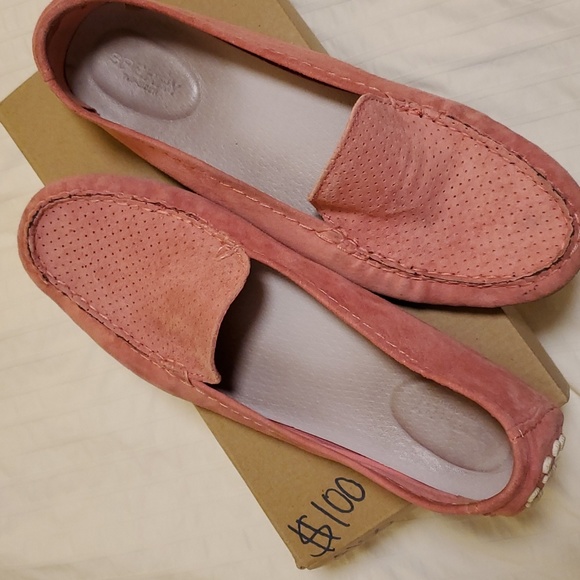 Pink Sperry Driving / Smoking Shoes - Picture 4 of 7